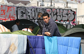 Ewakuowano obozowisko migrantów w Paryżu