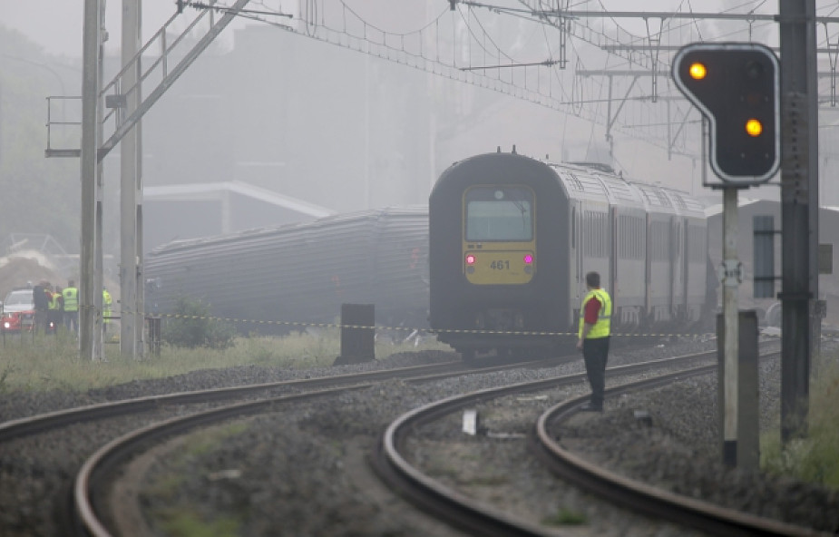 Belgia: wypadek kolejowy w pobliżu Liege - zginęły 3 osoby