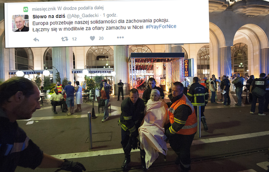 Abp Gądecki: łączmy się w modlitwie za ofiary zamachu w Nicei