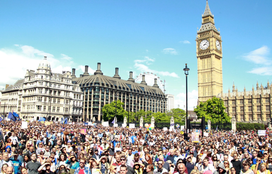 Londyn: protest przeciw Brexitowi