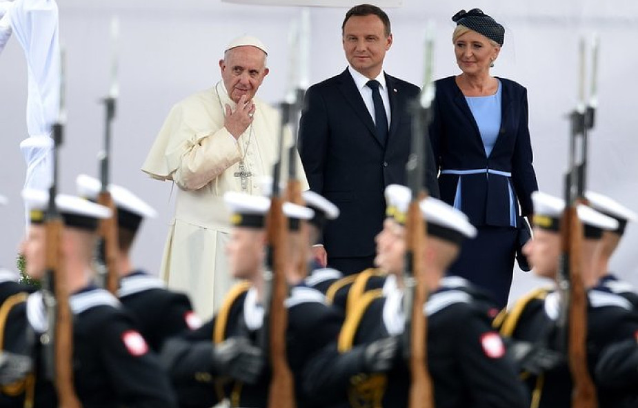 Papież Franciszek wylądował w Krakowie