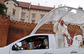 Papież Franciszek przyjechał na Wawel