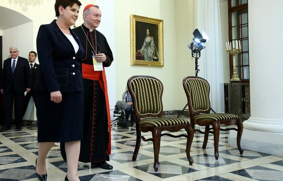 Premier spotkała się z sekretarzem stanu Watykanu