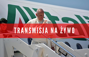 Powitanie Franciszka na lotnisku w Krakowie [TRANSMISJA NA  ŻYWO]