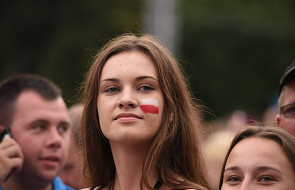 Polskie grupy pielgrzymów na stadionie Cracovi