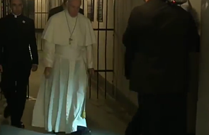 Franciszek modlił się w celi ojca Maksymiliana Kolbe