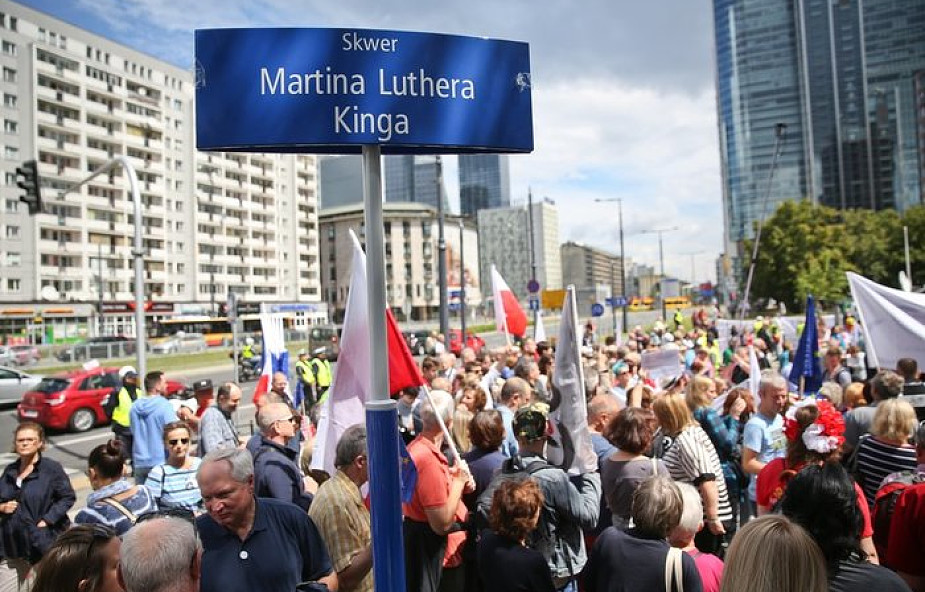Warszawa: skwer im. Martina Luthera Kinga