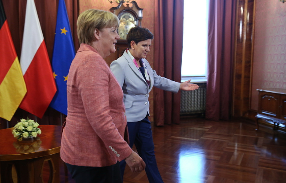 Angela Merkel rozpoczęła wizytę w Warszawie