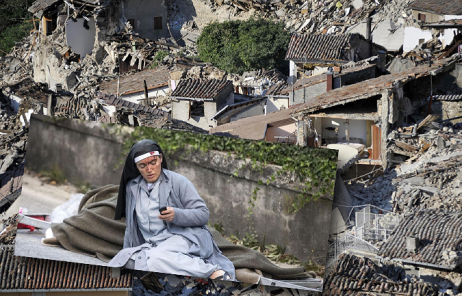 Siostra Marjana ocalona z gruzów po trzęsieniu ziemi