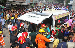 Bangladesz: Już 25 ofiar pożaru w fabryce