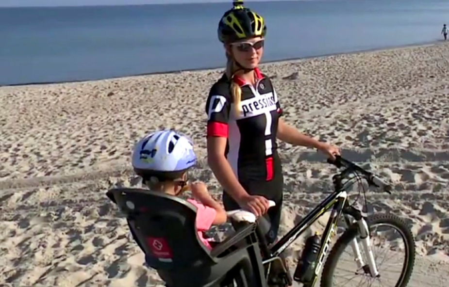 Mama z 3-letnim synkiem pokona 600 km na rowerze