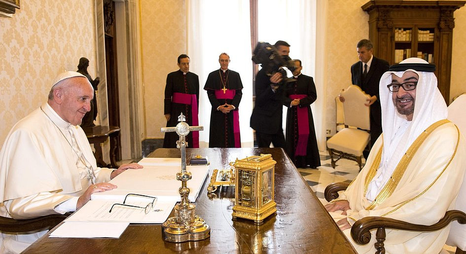 Szejk emiratu Abu Zabi u papieża - zdjęcie w treści artykułu