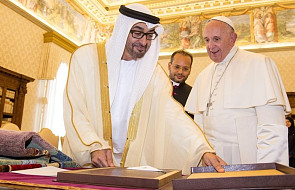 Szejk emiratu Abu Zabi u papieża