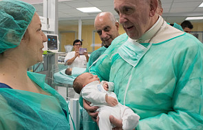 Papież Franciszek z wizytą w rzymskim szpitalu