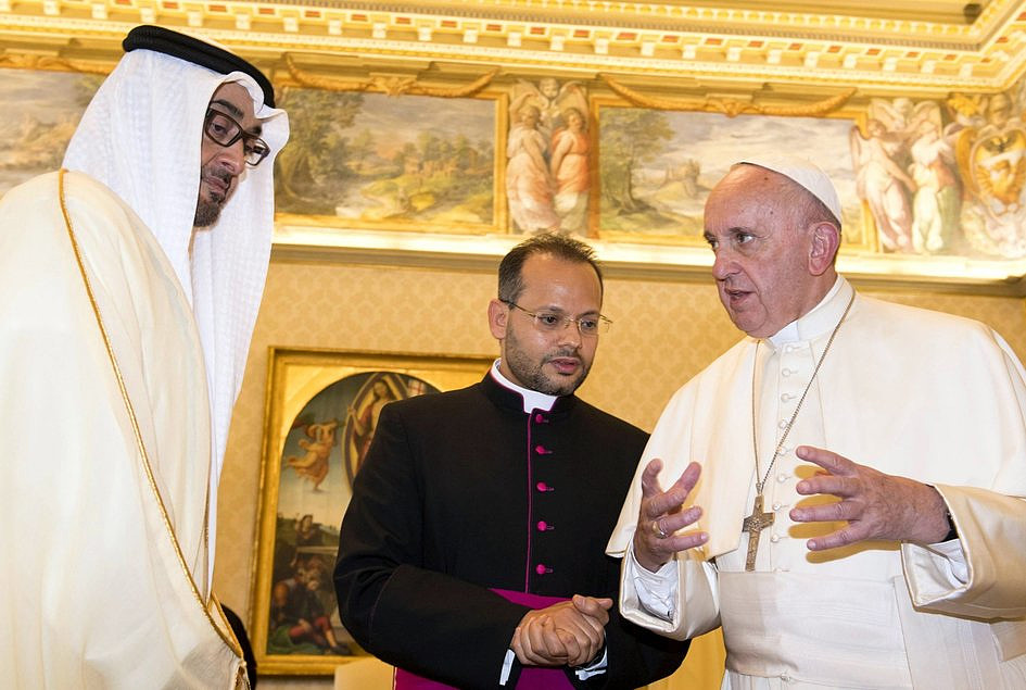 Szejk emiratu Abu Zabi u papieża - zdjęcie w treści artykułu nr 1