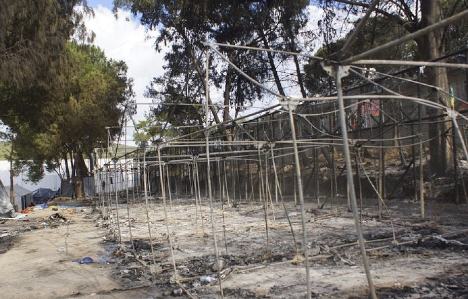 Lesbos: pożar w ośrodku dla uchodźców