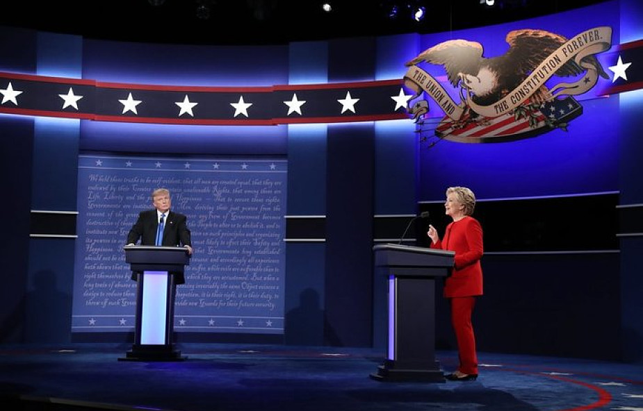 USA: pierwsza debata Clinton-Trump - pojedynek na słowa