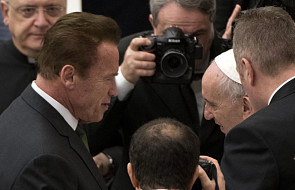 Schwarzenegger na papieskiej audiencji