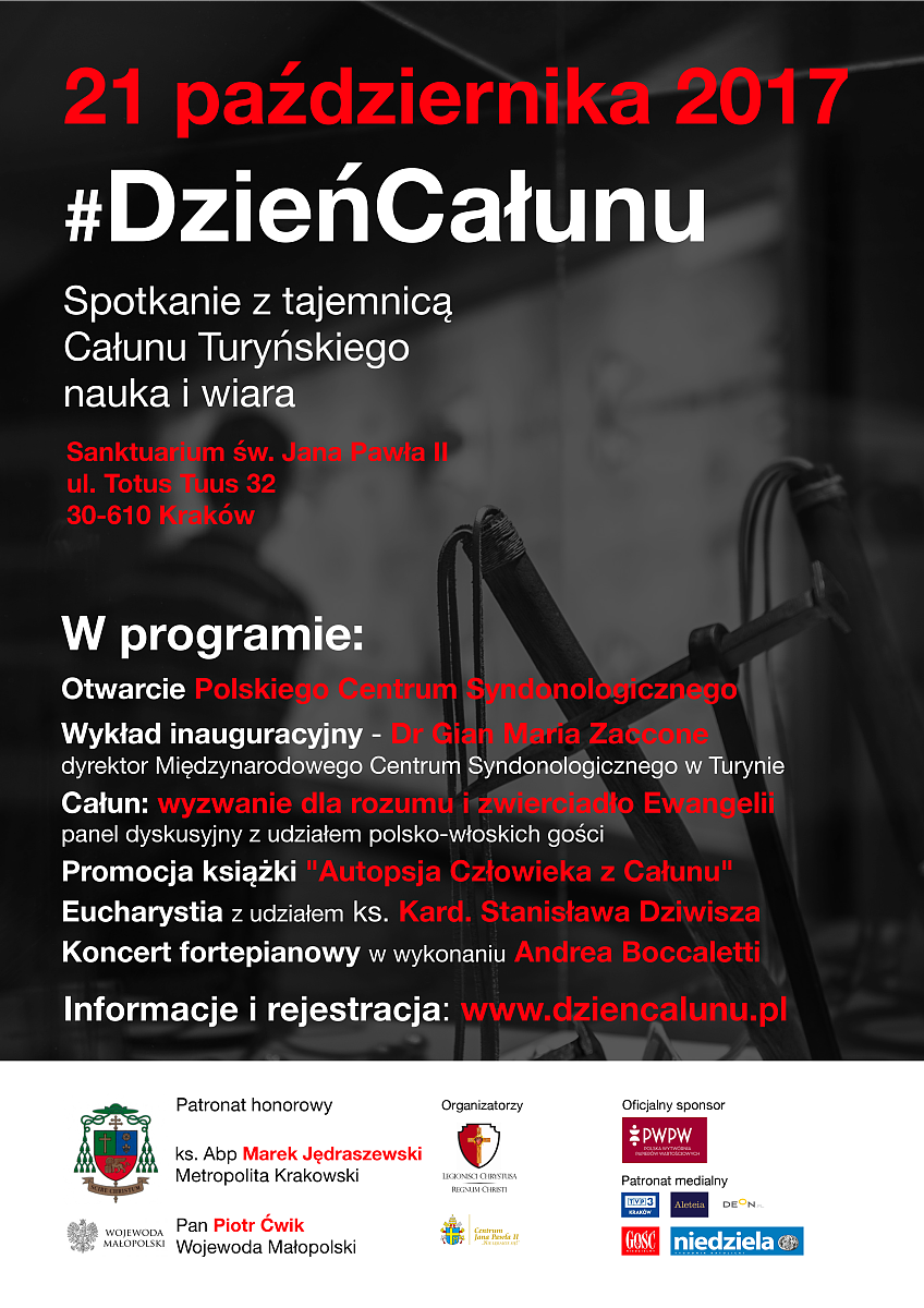 Dzień Całunu - międzynarodowa konferencja syndologiczna w Krakowie - zdjęcie w treści artykułu