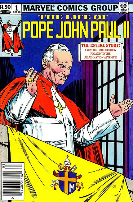 Gdy Jan Paweł II został bohaterem komiksu Marvela - zdjęcie w treści artykułu