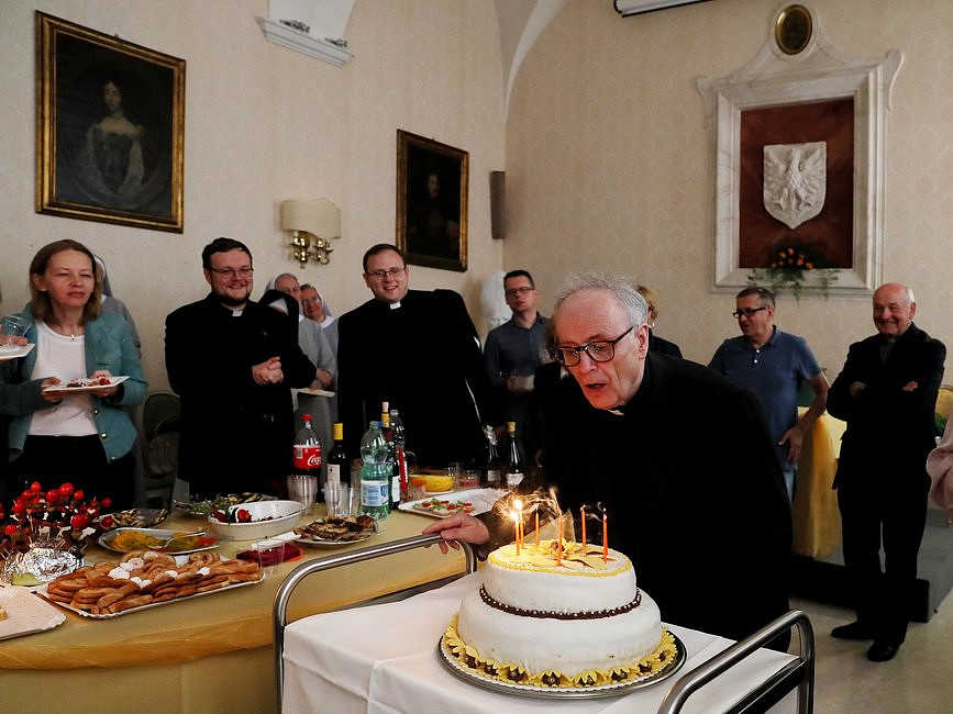 Hieronim Fokciński SJ obchodził w Watykanie 80 urodziny - zdjęcie w treści artykułu nr 1