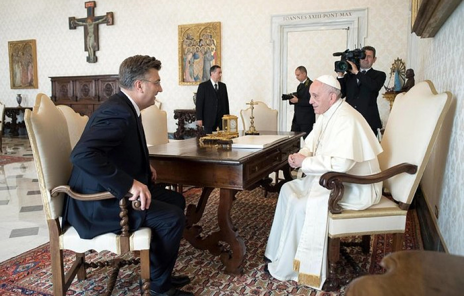 Papież przyjął premiera Chorwacji