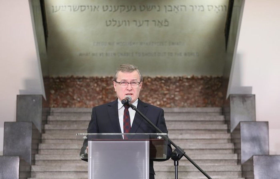 Gliński podziękował Oneg Szabat, organizacji, która dokumentowała losy Żydów pod okupacją