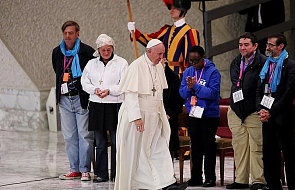 Polscy bezdomni spotkali się z papieżem Franciszkiem