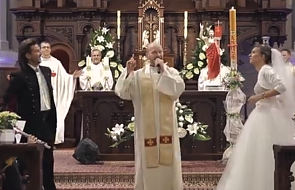 Takiego ślubu w Łodzi jeszcze nie było! Zobacz, co wydarzyło się w kościele jezuitów