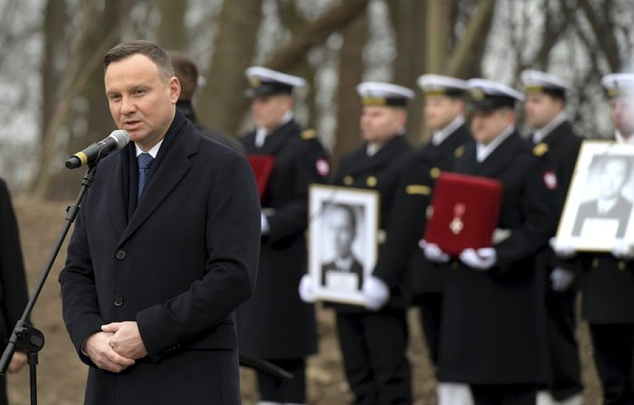 Prezydent: obrońcy polskiego wybrzeża czekali 65 lat na godny spoczynek