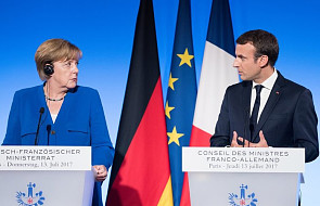 Merkel i Macron apelują do stron konfliktu w Donbasie o deeskalację