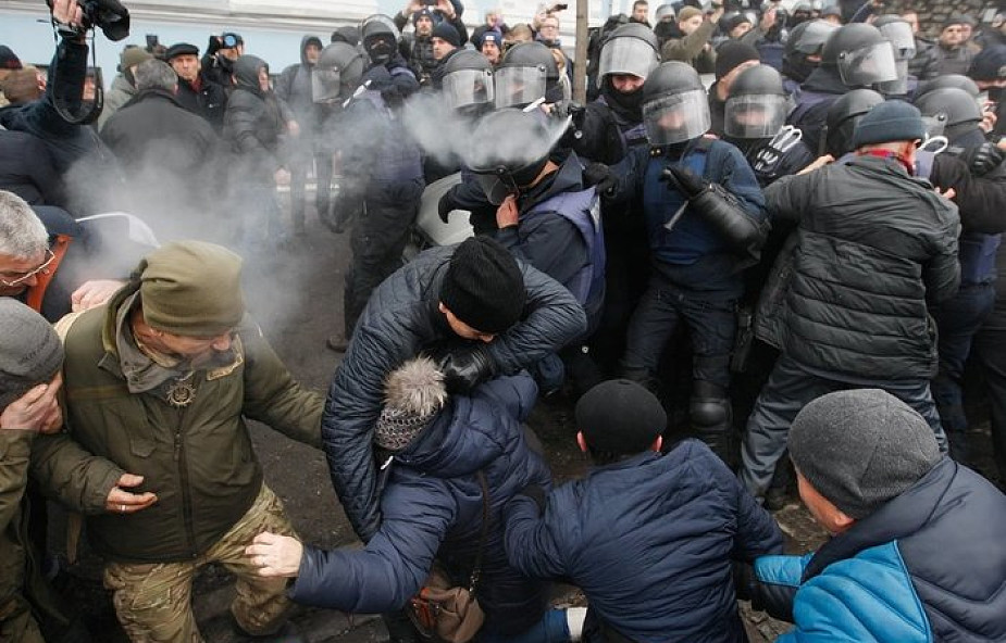 Ukraina: szturm policji na miasteczko namiotowe Saakaszwilego, byłego prezydenta Gruzji