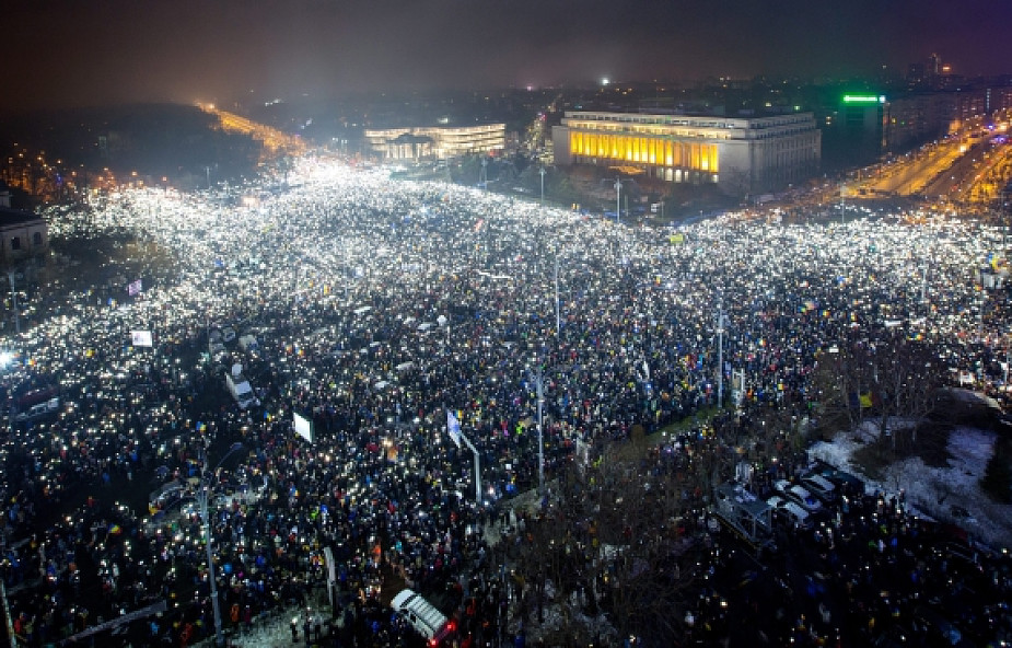 Rumunia: 500 tys. ludzi na antyrządowej manifestacji