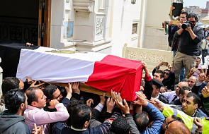Egipt: pogrzeb męczenników Niedzieli Palmowej