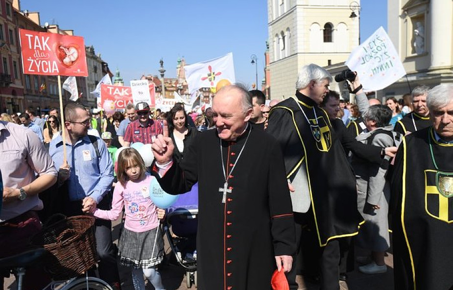 "Tak dla Życia" - w Warszawie przeszedł XII Marsz Świętości Życia