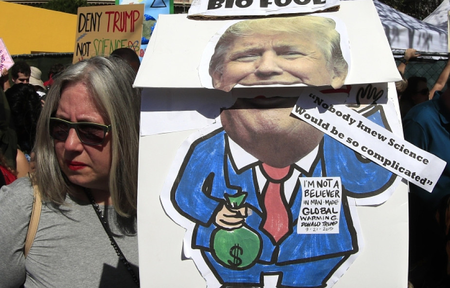 Protesty przeciwko polityce klimatycznej Trumpa