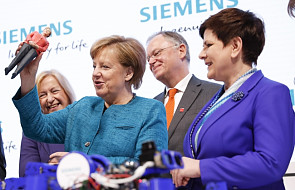 Szydło i Merkel otworzyły polskie stanowisko na targach