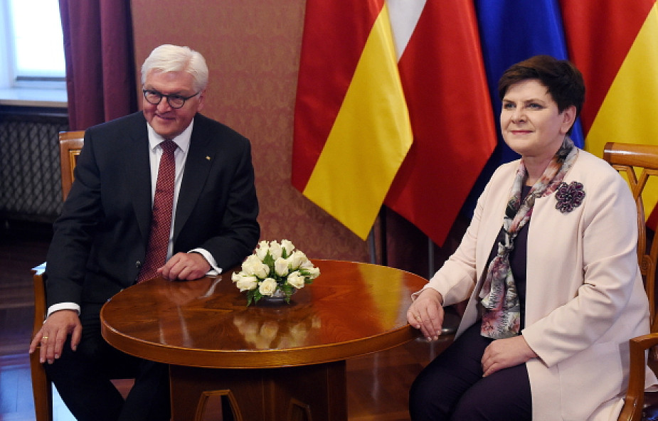Premier Szydło z prezydentem Niemiec m.in. o przyszłości UE