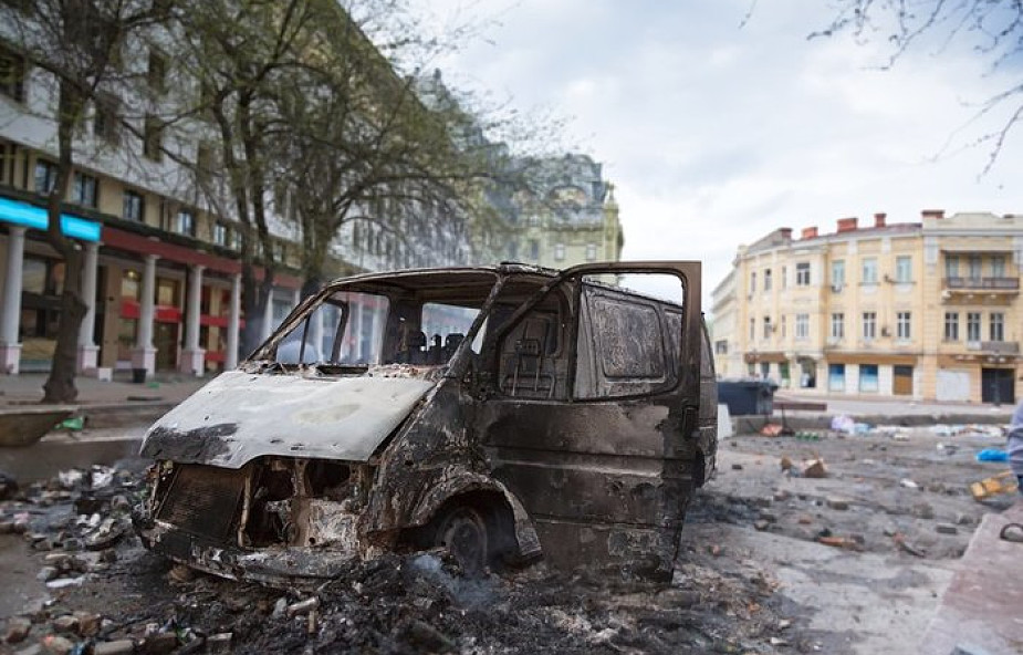 Ukraina: ośmiu cywilów rannych w ostrzale miasta