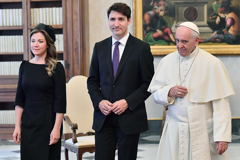 Franciszek przyjął premiera Kanady Justina Trudeau - zdjęcie w treści artykułu nr 1