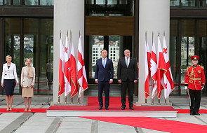 Rozmowy prezydenta Andrzeja Dudy w Tbilisi