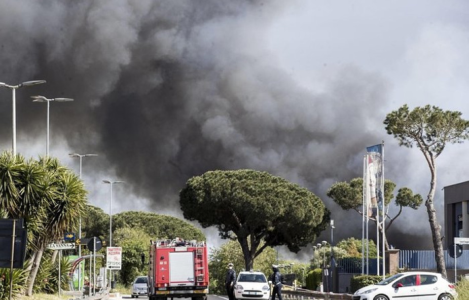 Włochy: gigantyczny pożar w okolicach Rzymu