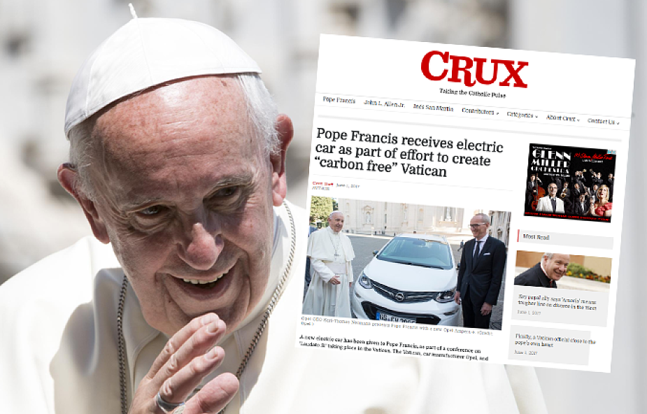Watykan: papież otrzymał elektryczny samochód