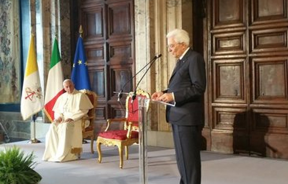 Papież Franciszek złożył wizytę prezydentowi Włoch