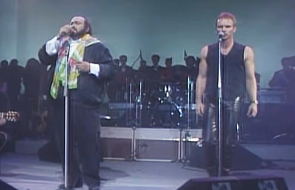 Pavarotti i Sting zaskakują przepięknym hymnem eucharystycznym [MUZYKA]