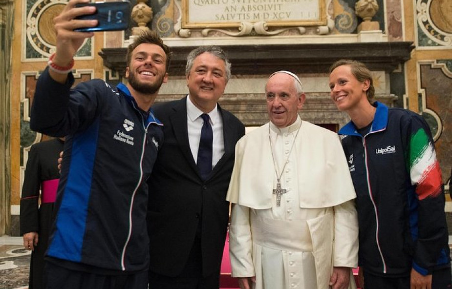 Papież Franciszek spotkał się z pływakami