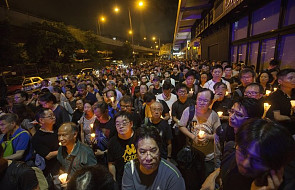 Mieszkańcy Hongkongu uczcili pamięć noblisty Liu Xiaobo