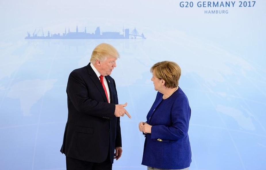 Merkel i Trump rozmawiali o punktach zapalnych na świecie