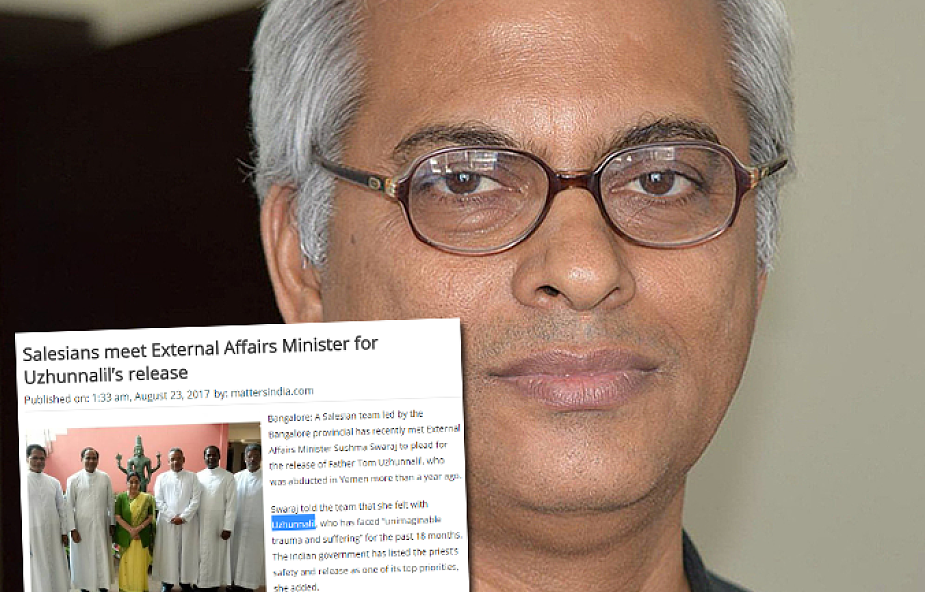 Minister z Indii: porwany kapłan może wkrótce być uwolniony. Ta sprawa jest priorytetem