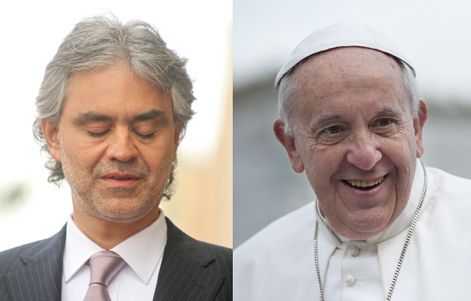 Andrea Bocelli zaśpiewał dla papieża Franciszka [WIDEO]
